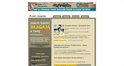 Desktop Screenshot of plany-domow.ministrona.pl