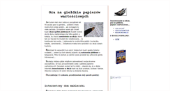 Desktop Screenshot of gra-na-gieldzie.ministrona.pl