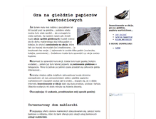 Tablet Screenshot of gra-na-gieldzie.ministrona.pl
